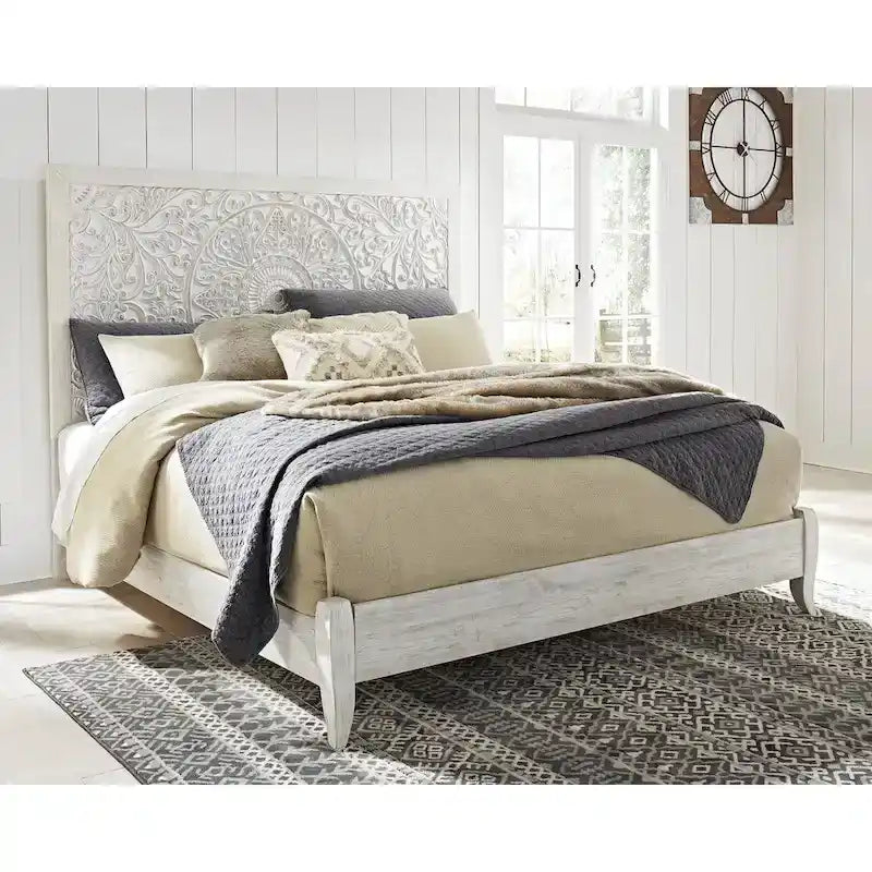 Paxberry King Size Panel Bed 1