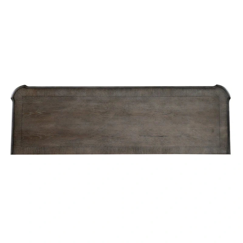 Weathered Bark Credenza in Antique White from Magnolia Manor 6