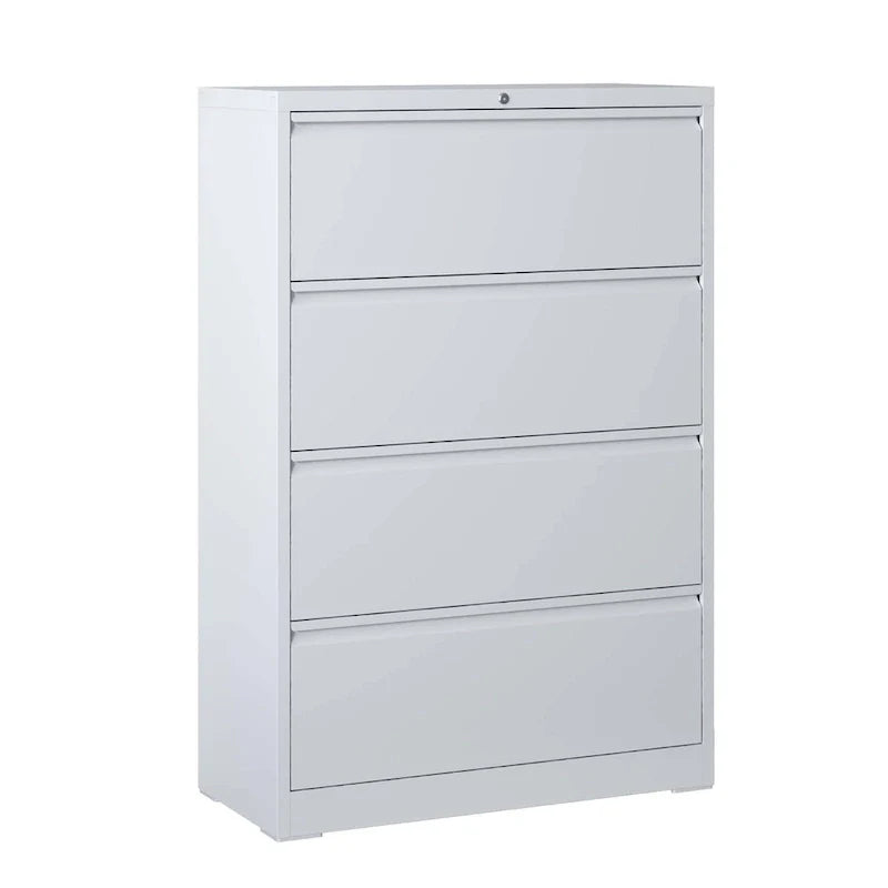 4-Drawer Lockable Lateral File Cabinet - Secure Metal Filing Solution 15
