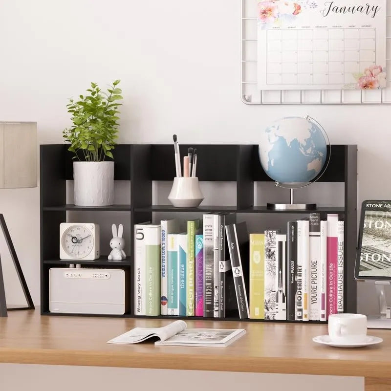 Versatile Multi-Unit Desk Organizer and Storage Rack for Office, Home, and Bathroom 18