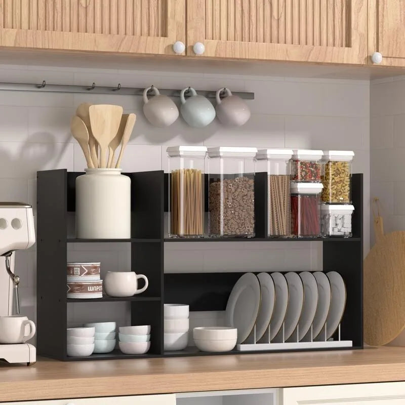 Versatile Multi-Unit Desk Organizer and Storage Rack for Office, Home, and Bathroom 4