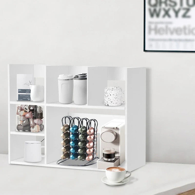 Versatile Multi-Unit Desk Organizer and Storage Rack for Office, Home, and Bathroom 6