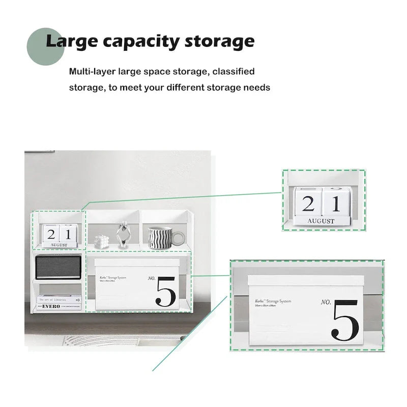 Versatile Multi-Unit Desk Organizer and Storage Rack for Office, Home, and Bathroom 10