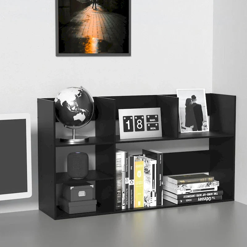 Versatile Multi-Unit Desk Organizer and Storage Rack for Office, Home, and Bathroom 12