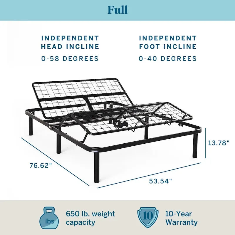 Lucid Adjustable Bed Base - Standard Model 10