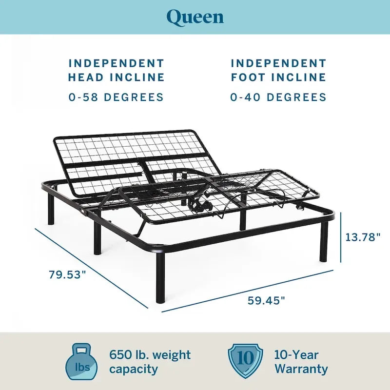Lucid Adjustable Bed Base - Standard Model 19
