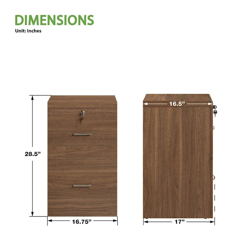 Alpine Vertical Filing Cabinet 9