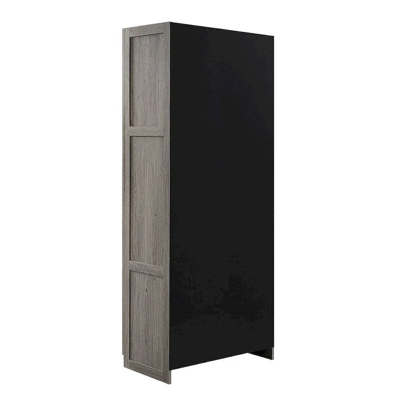 Modern Storage Wardrobe Cabinet with Doors and Multi Compartment Shelves 7