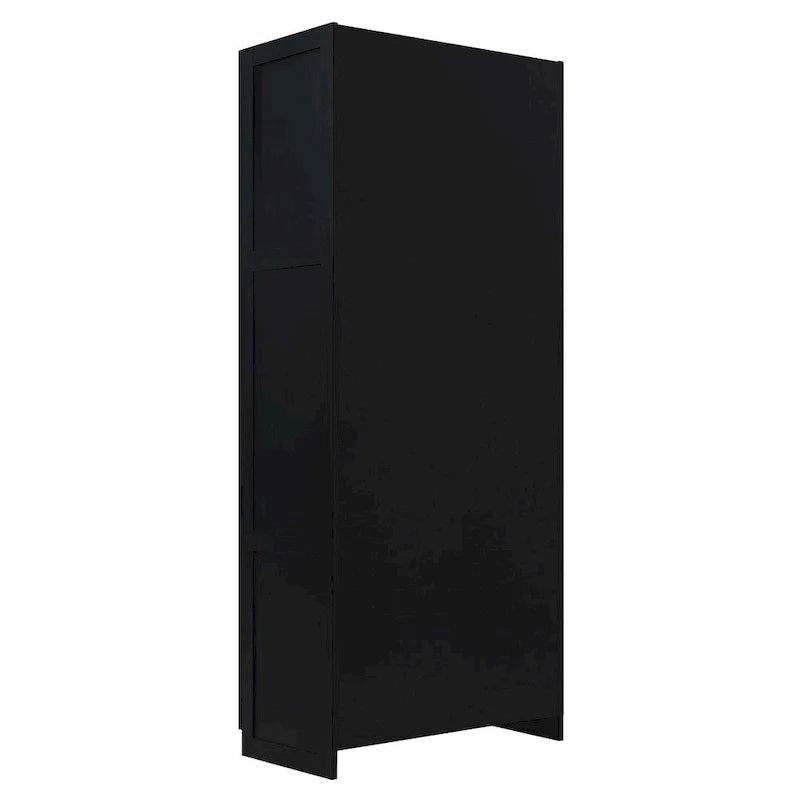 Modern Storage Wardrobe Cabinet with Doors and Multi Compartment Shelves 27