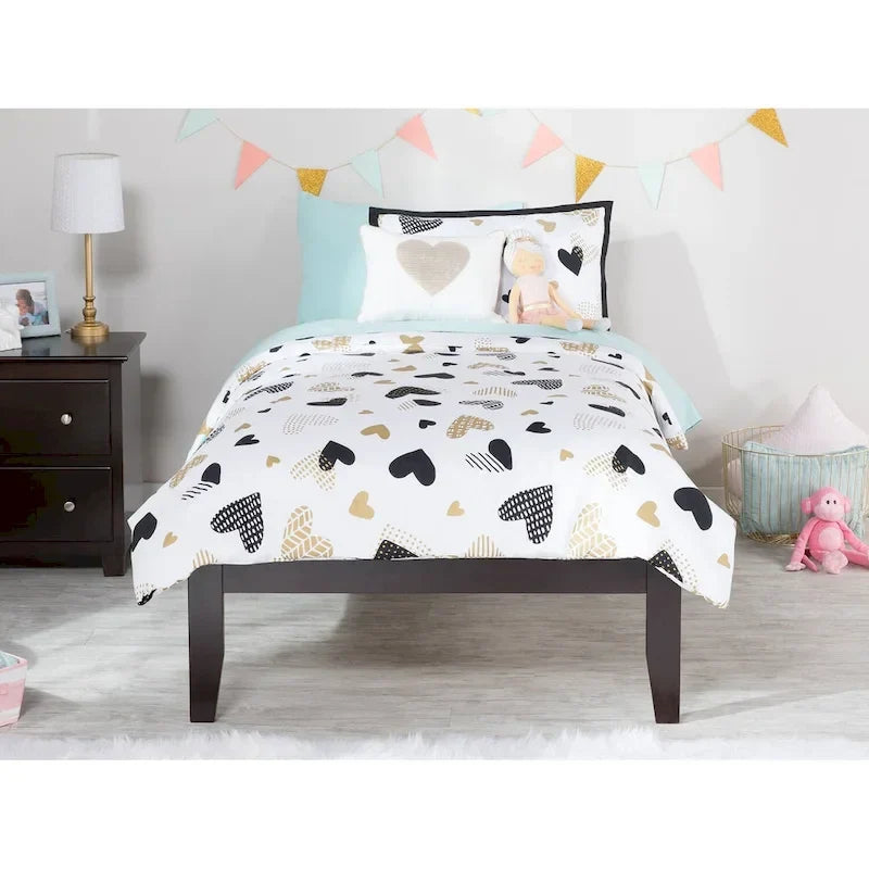 Espresso Concord Twin XL Platform Bed 2