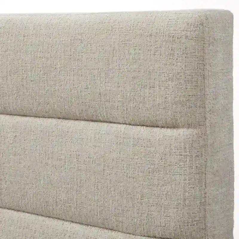 Raquel Queen Upholstered Bed with Channel Back by Lifestorey 11