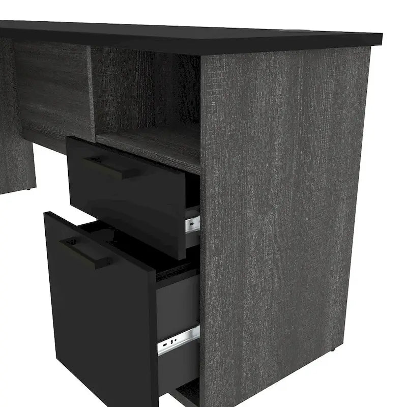 Bestar Norma Corner Desk in L-Shape 14
