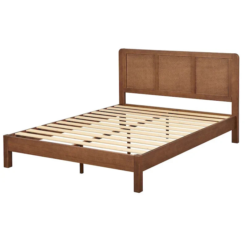 Lifestorey Larkin Queen Platform Bed in Mid-Century Style 3