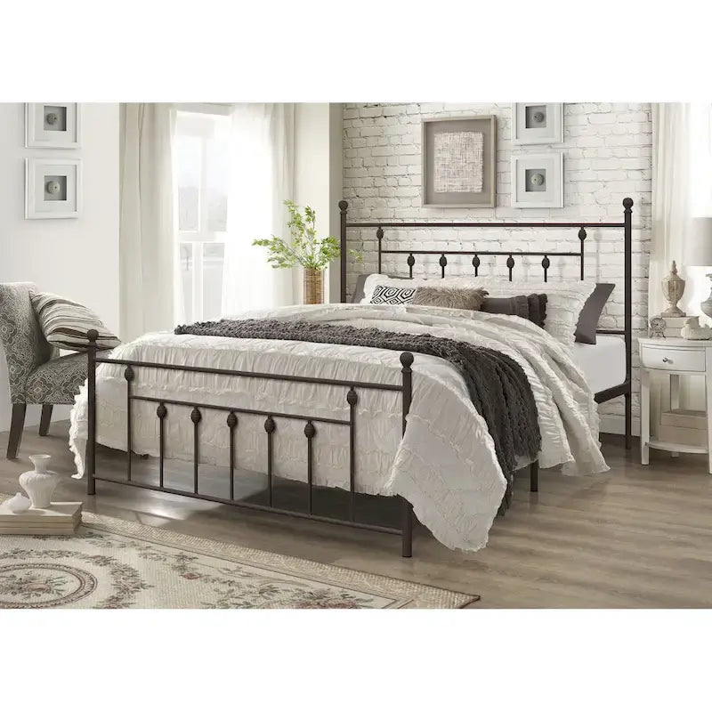 Melia Metal Bed Frame with Platform Design 2