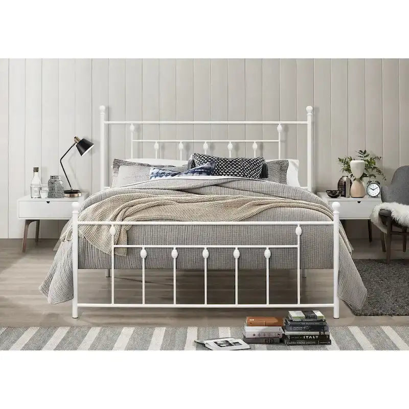 Melia Metal Bed Frame with Platform Design 3