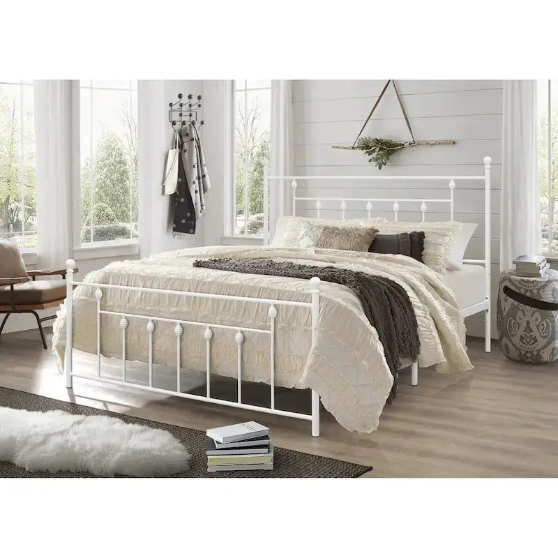 Melia Metal Bed Frame with Platform Design 4