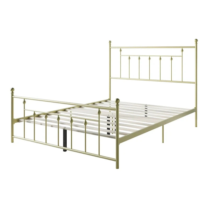 Melia Metal Bed Frame with Platform Design 10