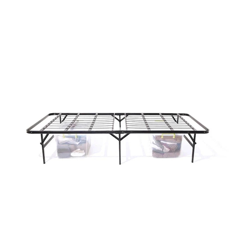 Brookside Foldable Full-Size Platform Bed Frame with Integrated Box Spring 2