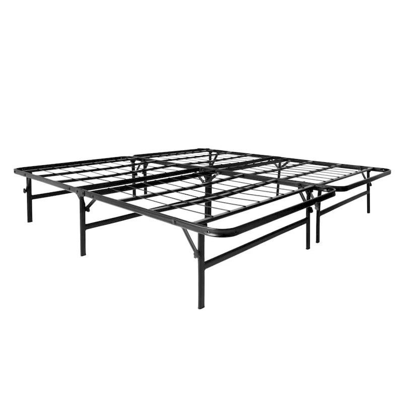 Brookside Foldable Full-Size Platform Bed Frame with Integrated Box Spring 4