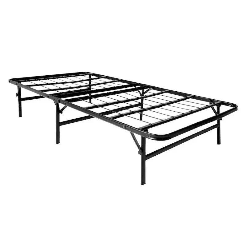 Brookside Foldable Full-Size Platform Bed Frame with Integrated Box Spring 9