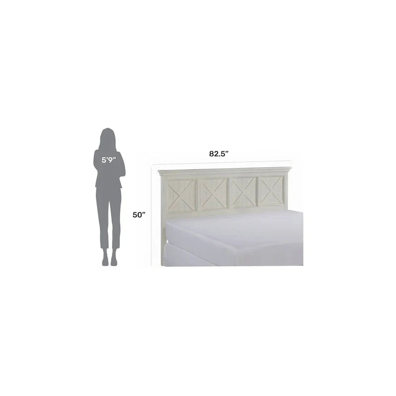 Homestyles Off-White Seaside Lodge King Headboard 4