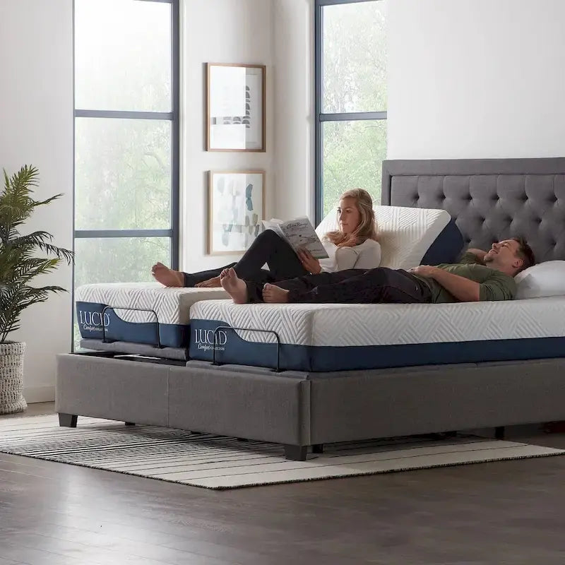 Lucid Premium Adjustable Bed Frame 15