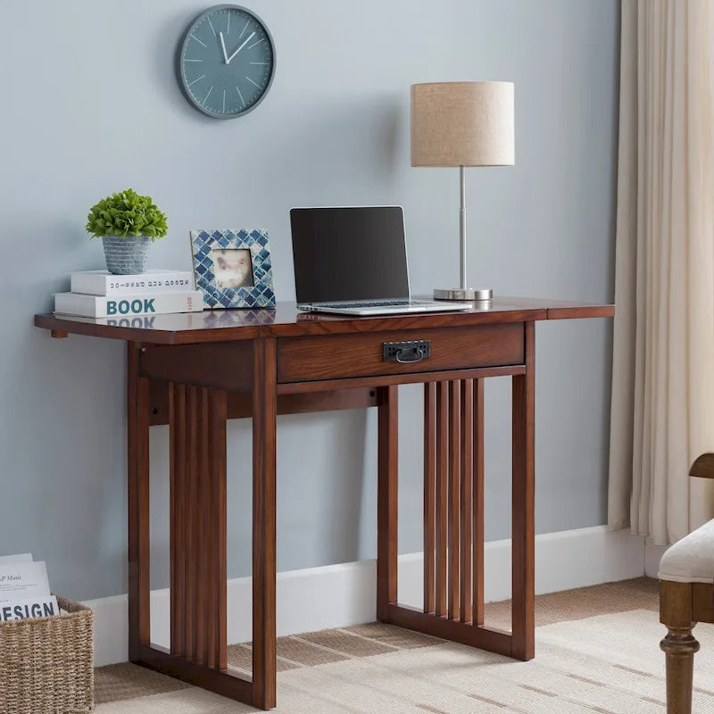 Leick Home Mission Style Writing and Computer Desk 6