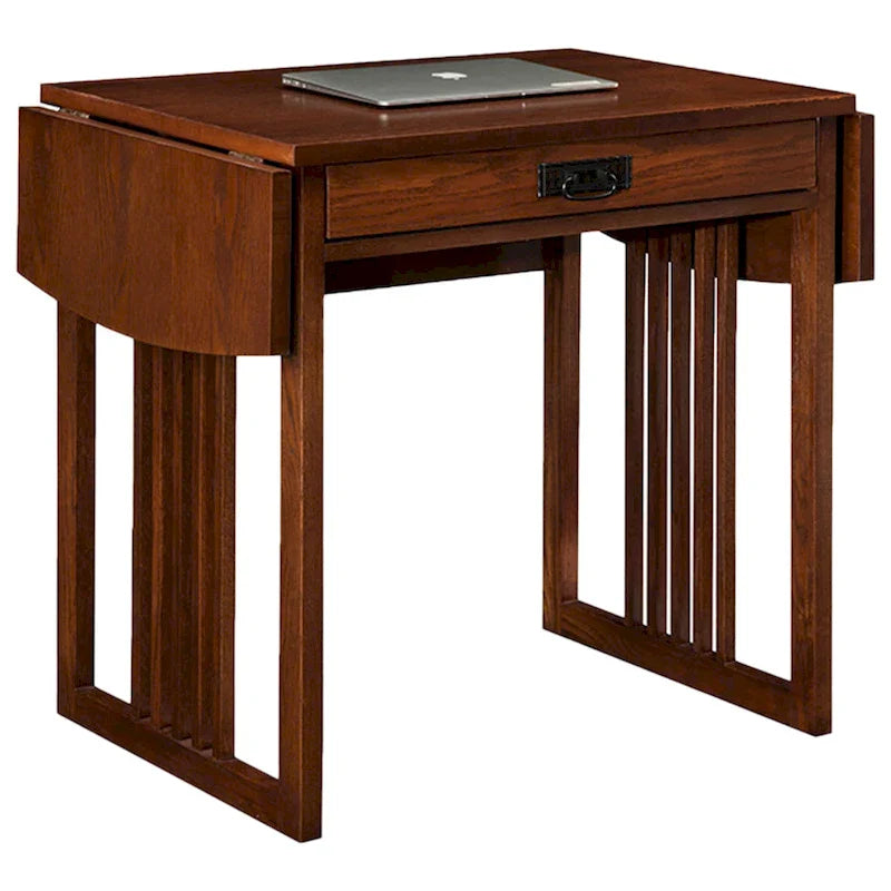 Leick Home Mission Style Writing and Computer Desk 15