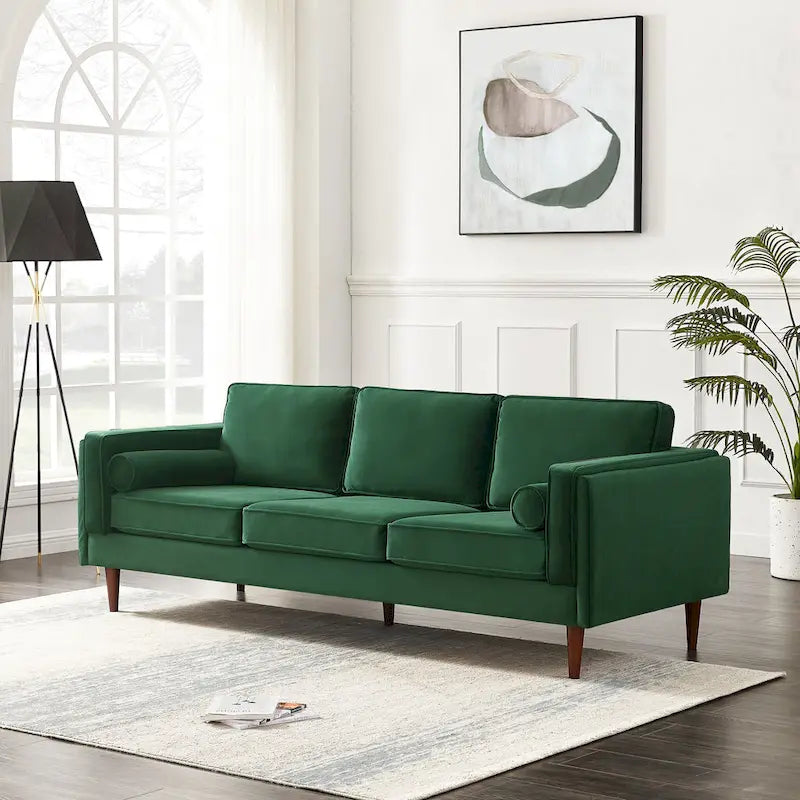 Lavinia Mid-Century Modern Sofa for Living Room - Dimensions: 33 x 88 x 34 inches 2