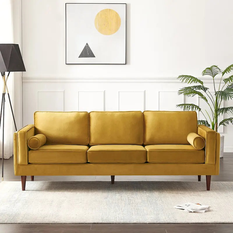 Lavinia Mid-Century Modern Sofa for Living Room - Dimensions: 33 x 88 x 34 inches 6