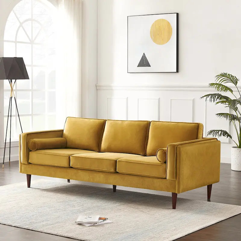 Lavinia Mid-Century Modern Sofa for Living Room - Dimensions: 33 x 88 x 34 inches 7