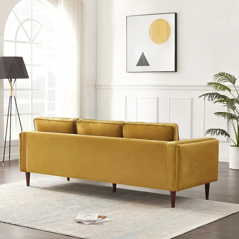 Lavinia Mid-Century Modern Sofa for Living Room - Dimensions: 33 x 88 x 34 inches 10
