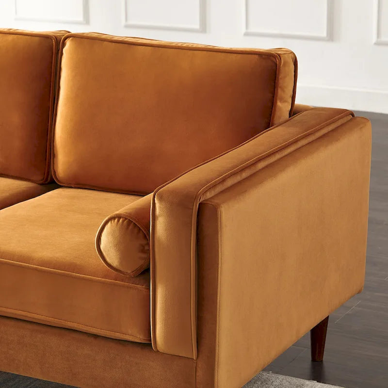 Lavinia Mid-Century Modern Sofa for Living Room - Dimensions: 33 x 88 x 34 inches 19