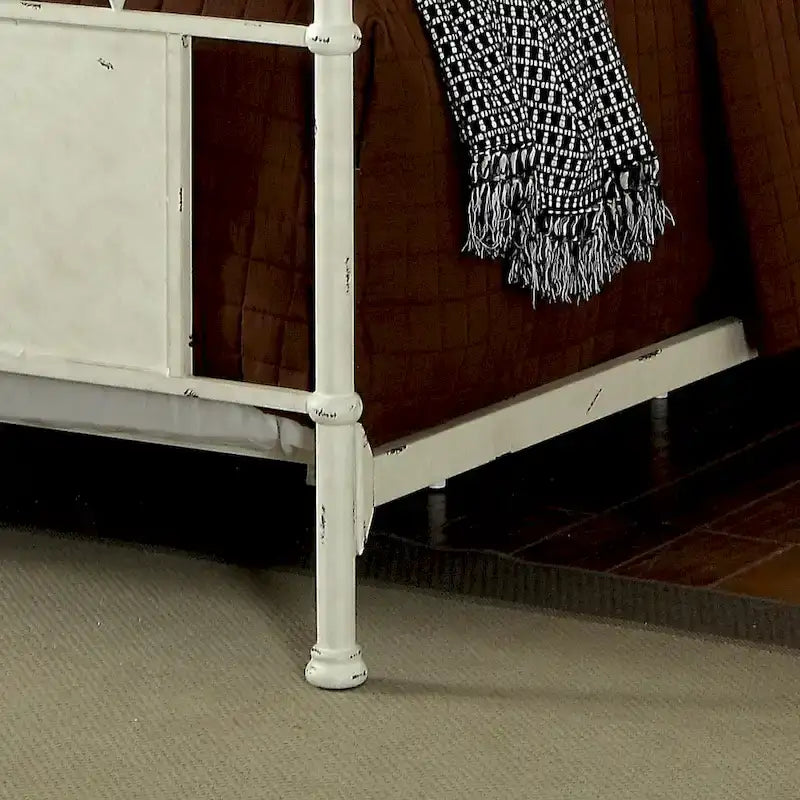 Furniture of America Industrial Metal Panel Bed with Support Legs 3