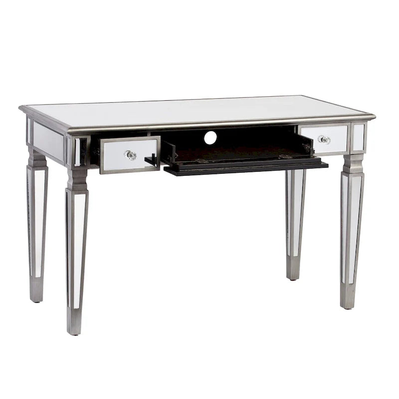 SEI Furniture Wheaton Glamorous Mirror Writing Desk 4