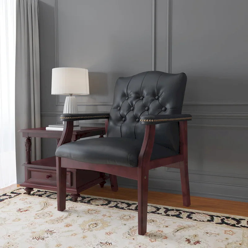 Classic Black Guest Chair by Boss 1