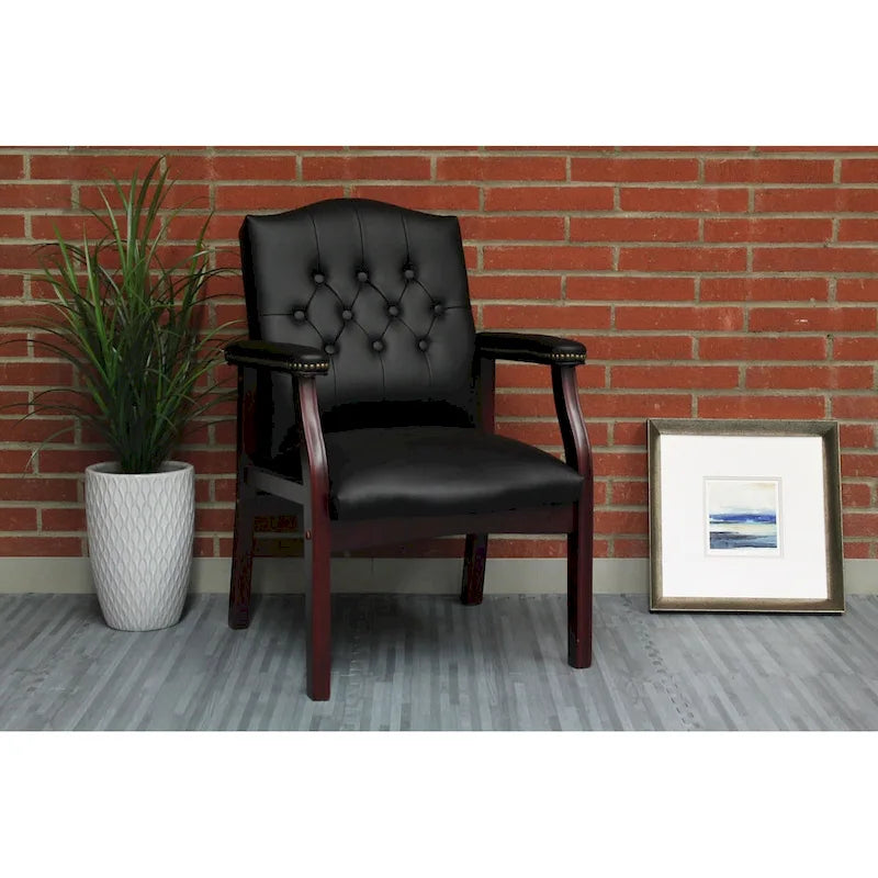 Classic Black Guest Chair by Boss 4