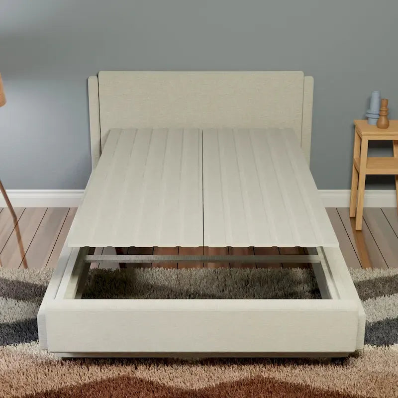 0.75-Inch Vertical Heavy-Duty Wooden Mattress Support Slats with Cover 3