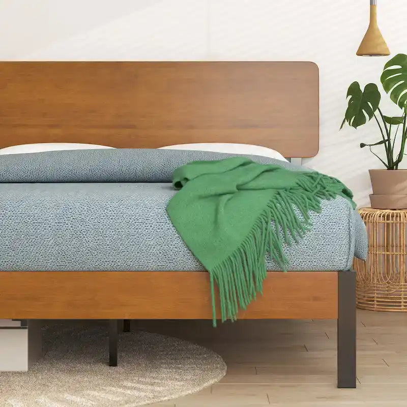 ZINUS Priage Black Metal Platform Bed Frame 2