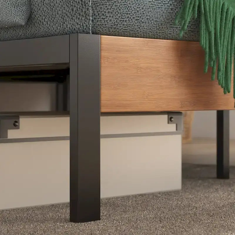 ZINUS Priage Black Metal Platform Bed Frame 7