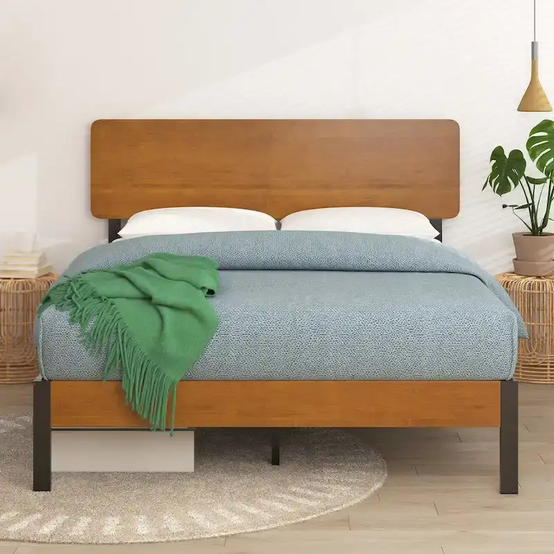 ZINUS Priage Black Metal Platform Bed Frame 8