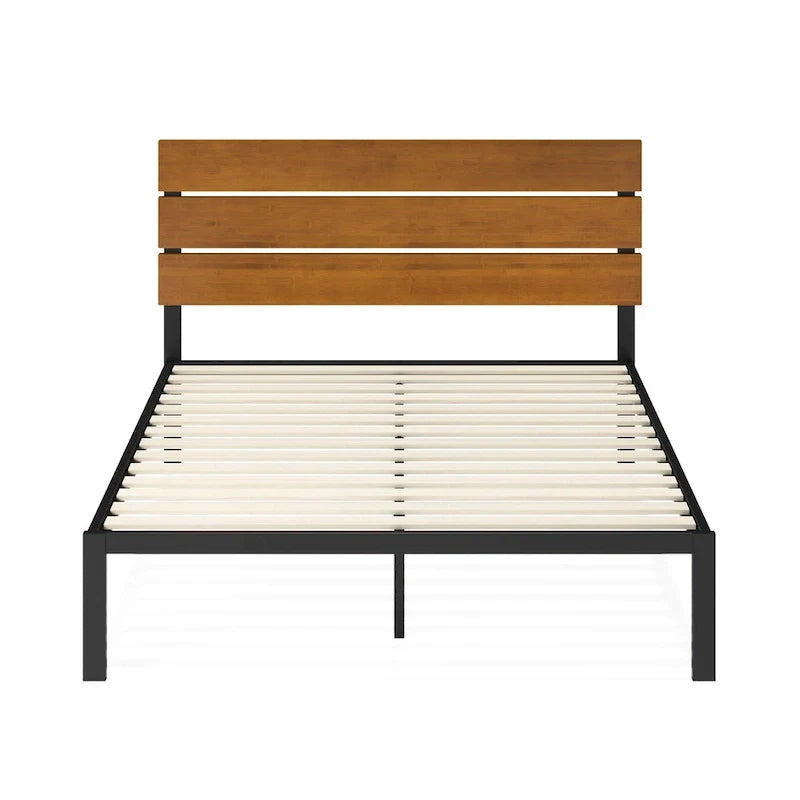 ZINUS Priage Black Metal Platform Bed Frame 10