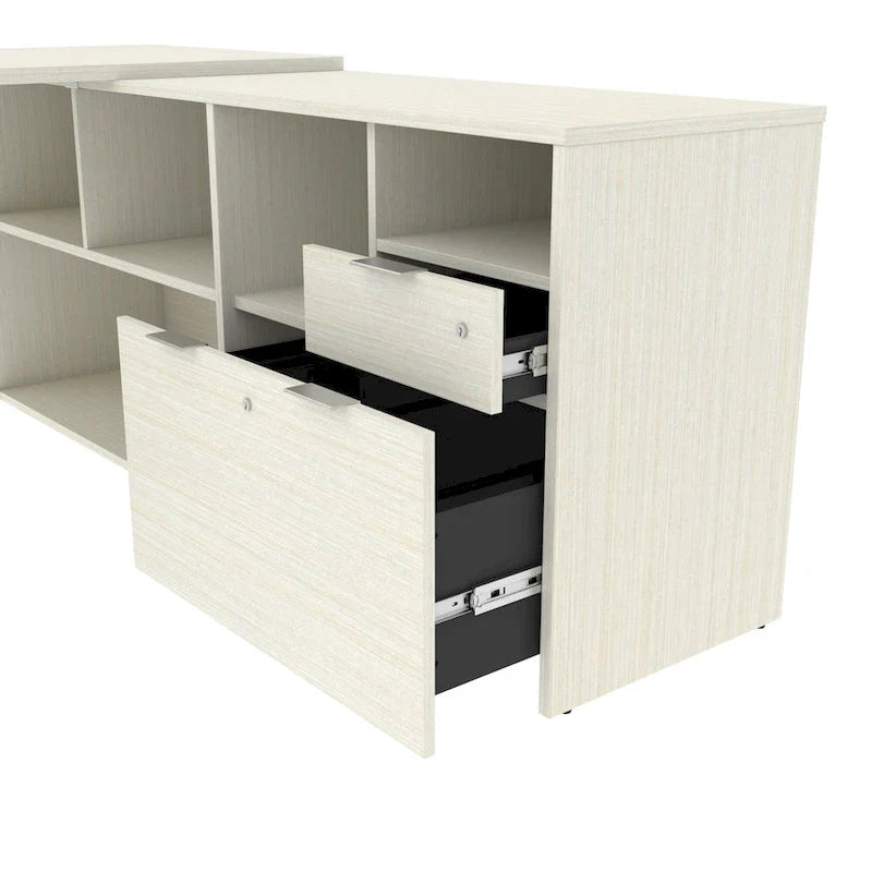 Bestar i3 Plus L-Shaped Desk with 2 Drawers 21