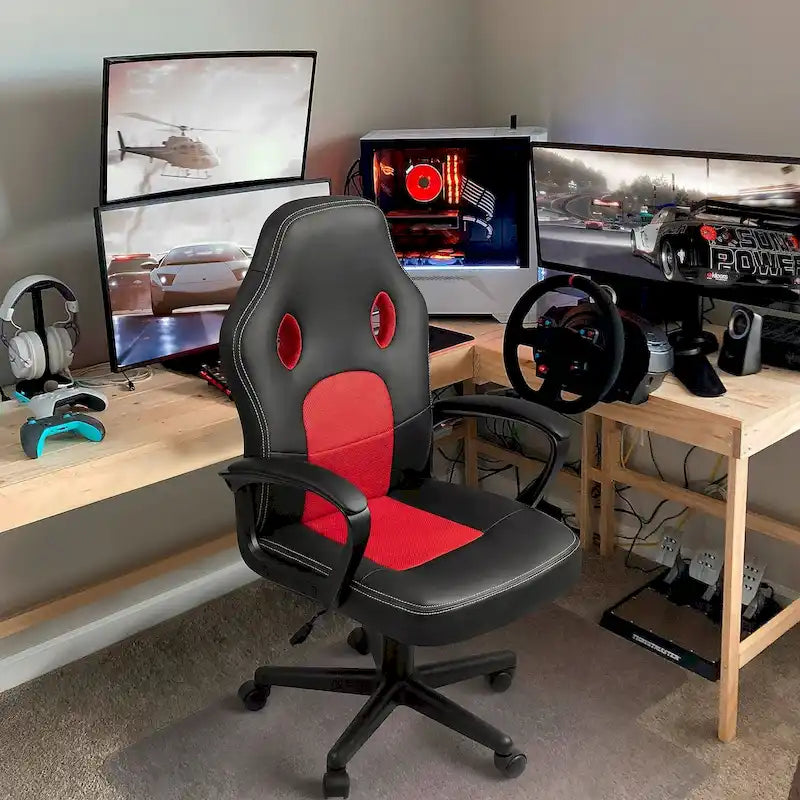 Homall Ergonomic High-Back Leather Gaming and Office Chair 25