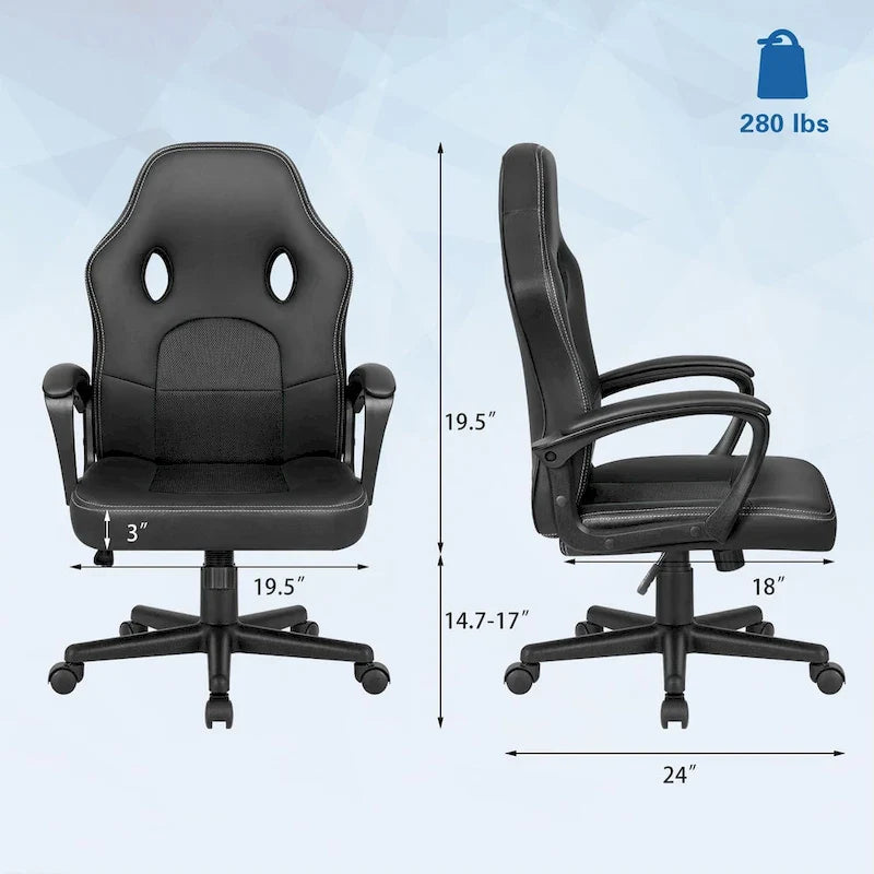 Homall Ergonomic High-Back Leather Gaming and Office Chair 3