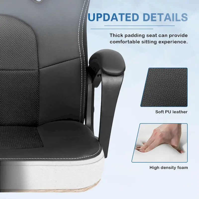 Homall Ergonomic High-Back Leather Gaming and Office Chair 4