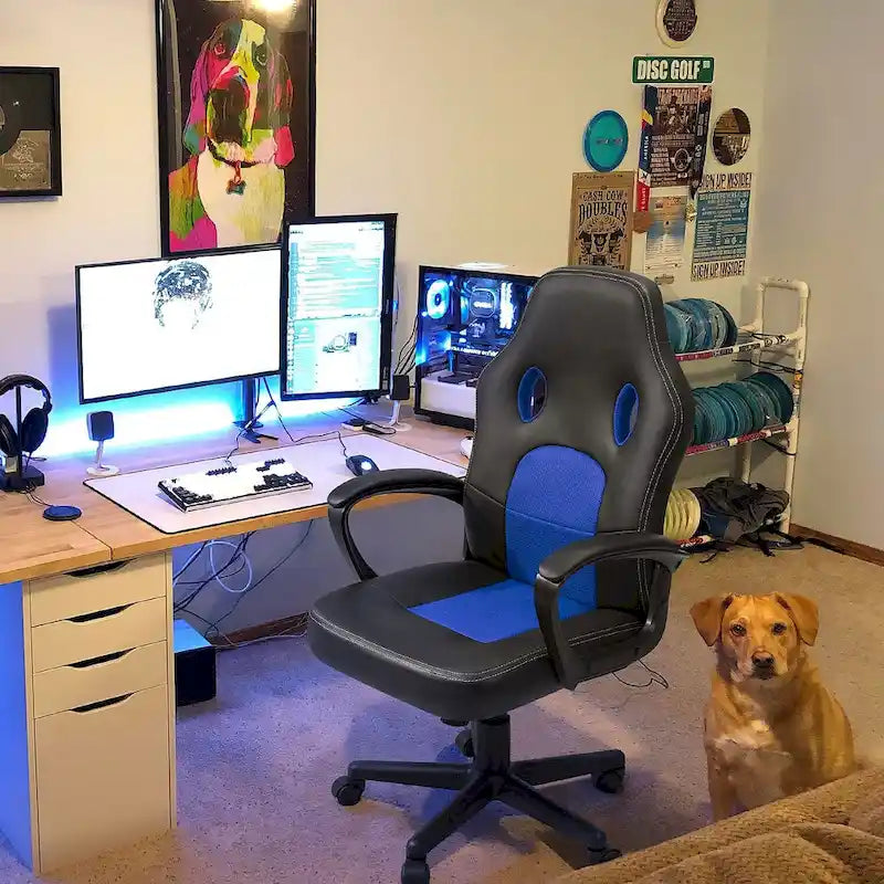 Homall Ergonomic High-Back Leather Gaming and Office Chair 8