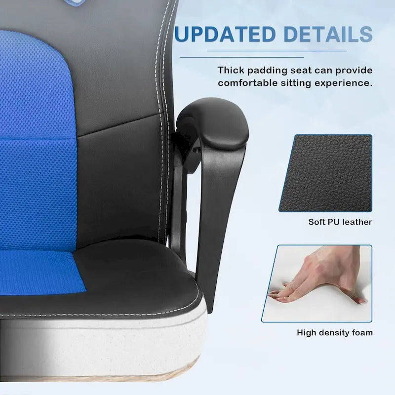 Homall Ergonomic High-Back Leather Gaming and Office Chair 9