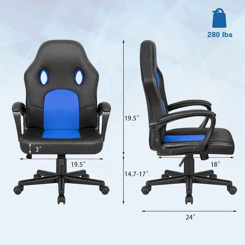 Homall Ergonomic High-Back Leather Gaming and Office Chair 11