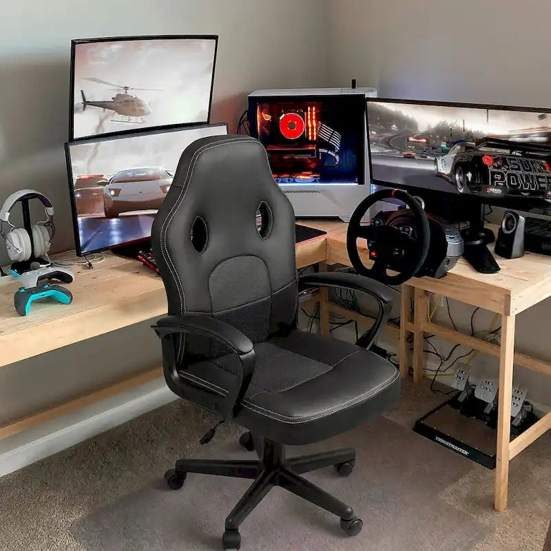 Homall Ergonomic High-Back Leather Gaming and Office Chair 21